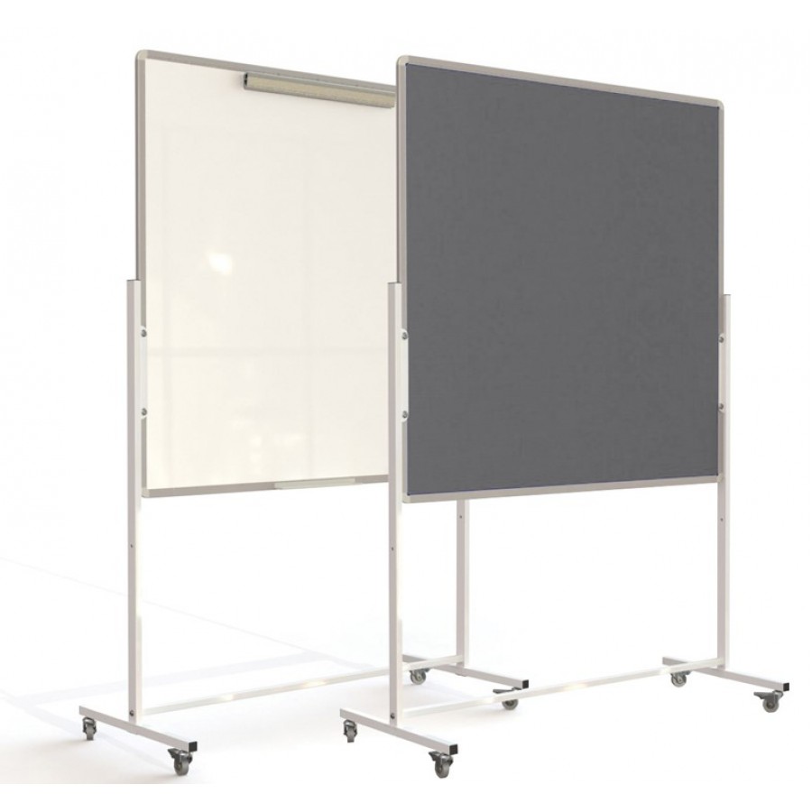 Mobile Flip Chart Noticeboard Combi